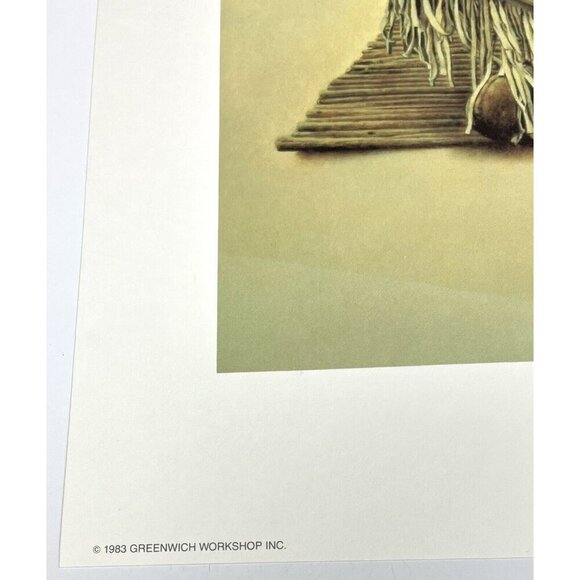 17.5"x23.5" Limited Ed SIGNED Print SOUTHWEST INDIAN FATHER & SON by JAMES BAMA - Picture 4 of 7